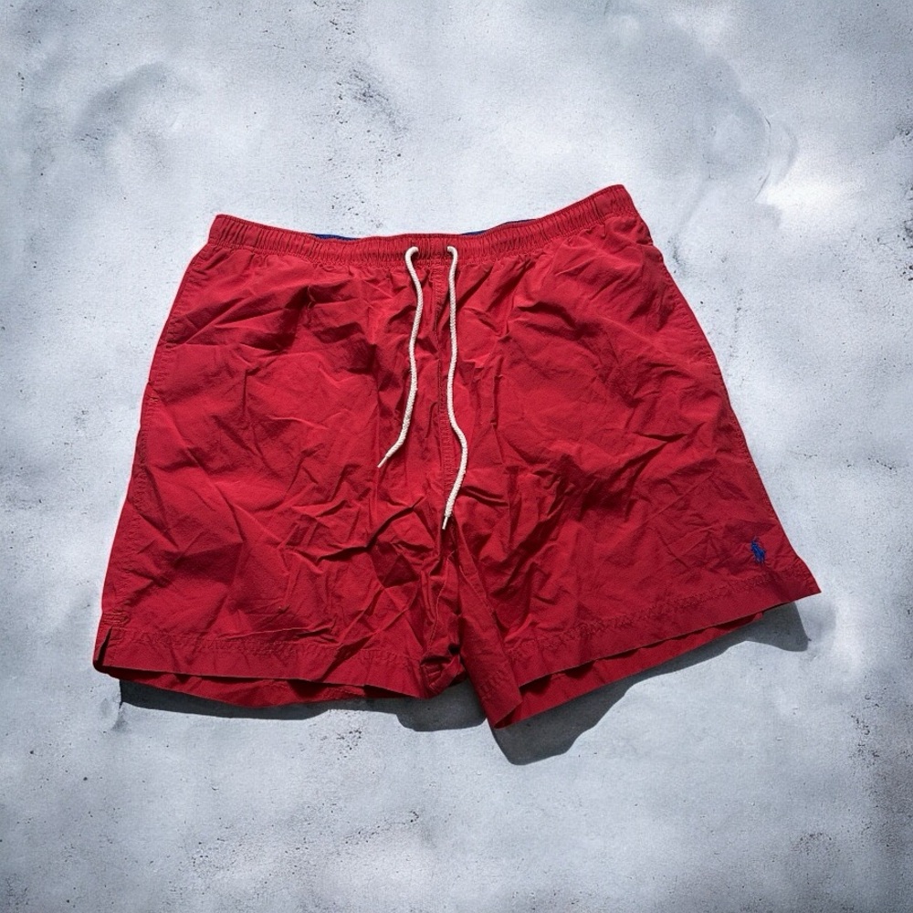 Vintage Ralph Lauren Polo Sport Swim Trunks Men’s 2XL Red Logo